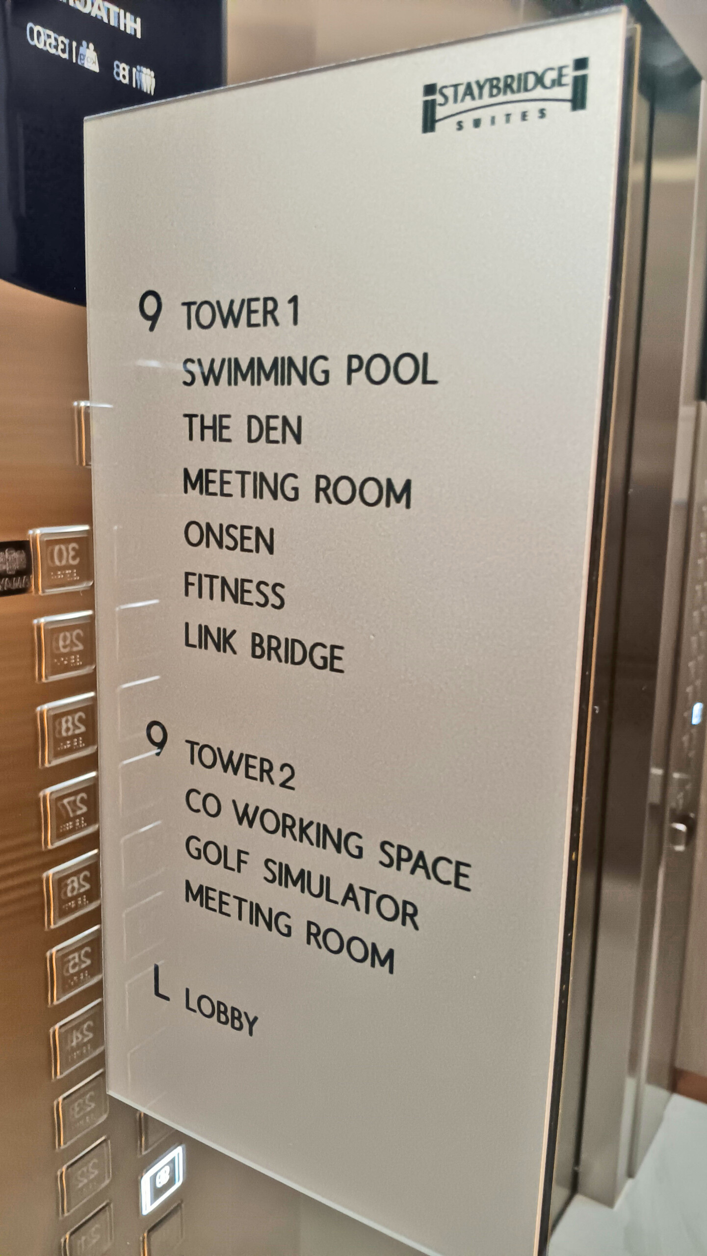 Amenities at Tower 1 & Tower 2