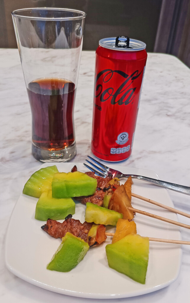 Musk melon and Coke Zero