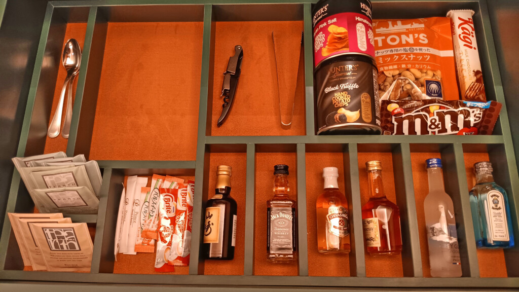 Tower View Suite minibar