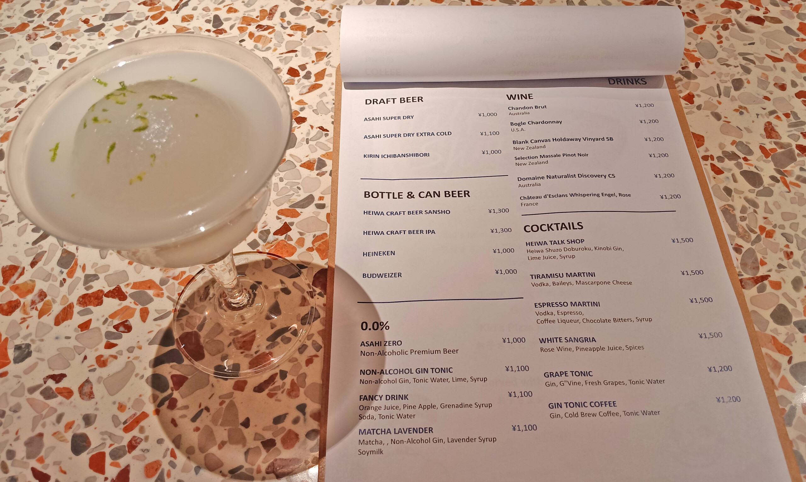 Heiwa Talk Shop cocktail