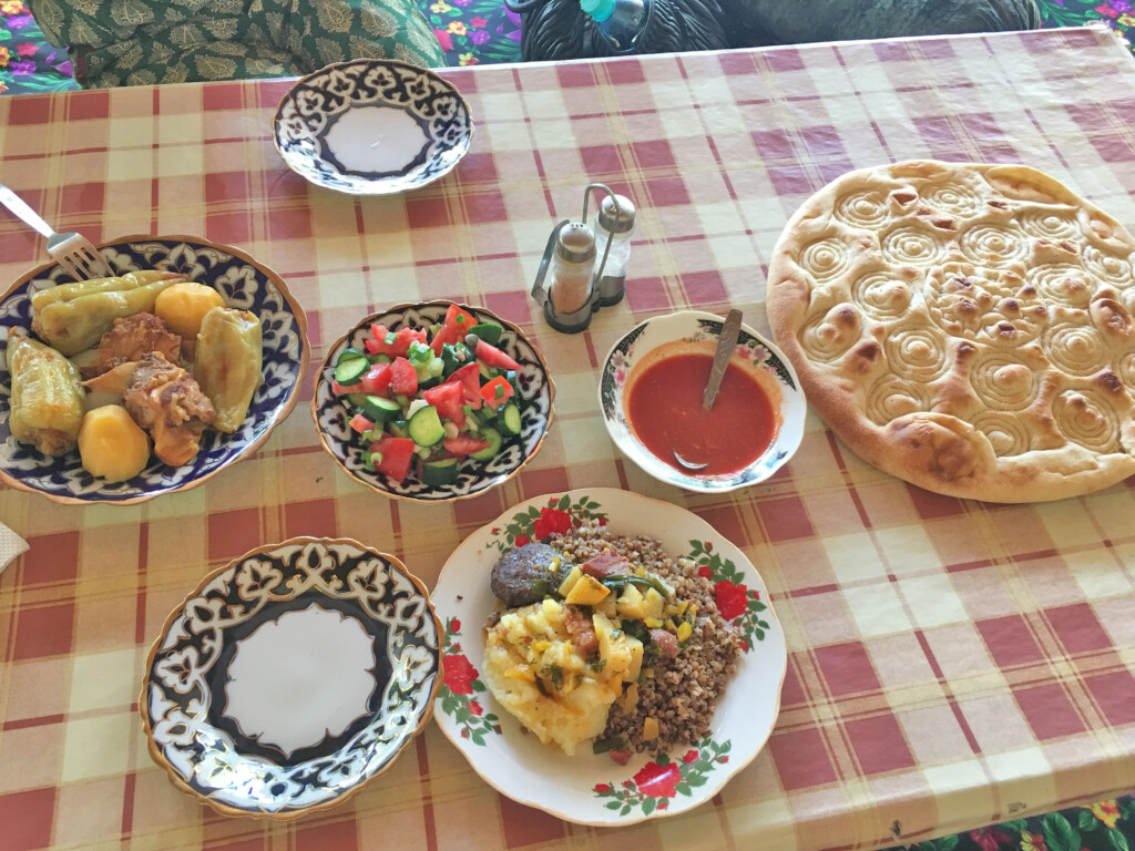 Uzbek lunch in Khiva
