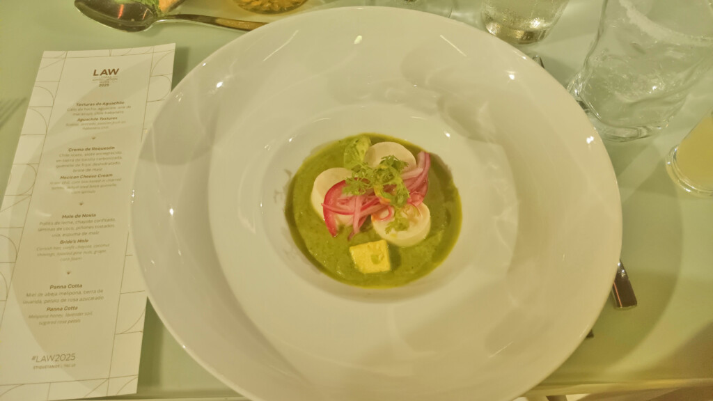 a plate of food on a table