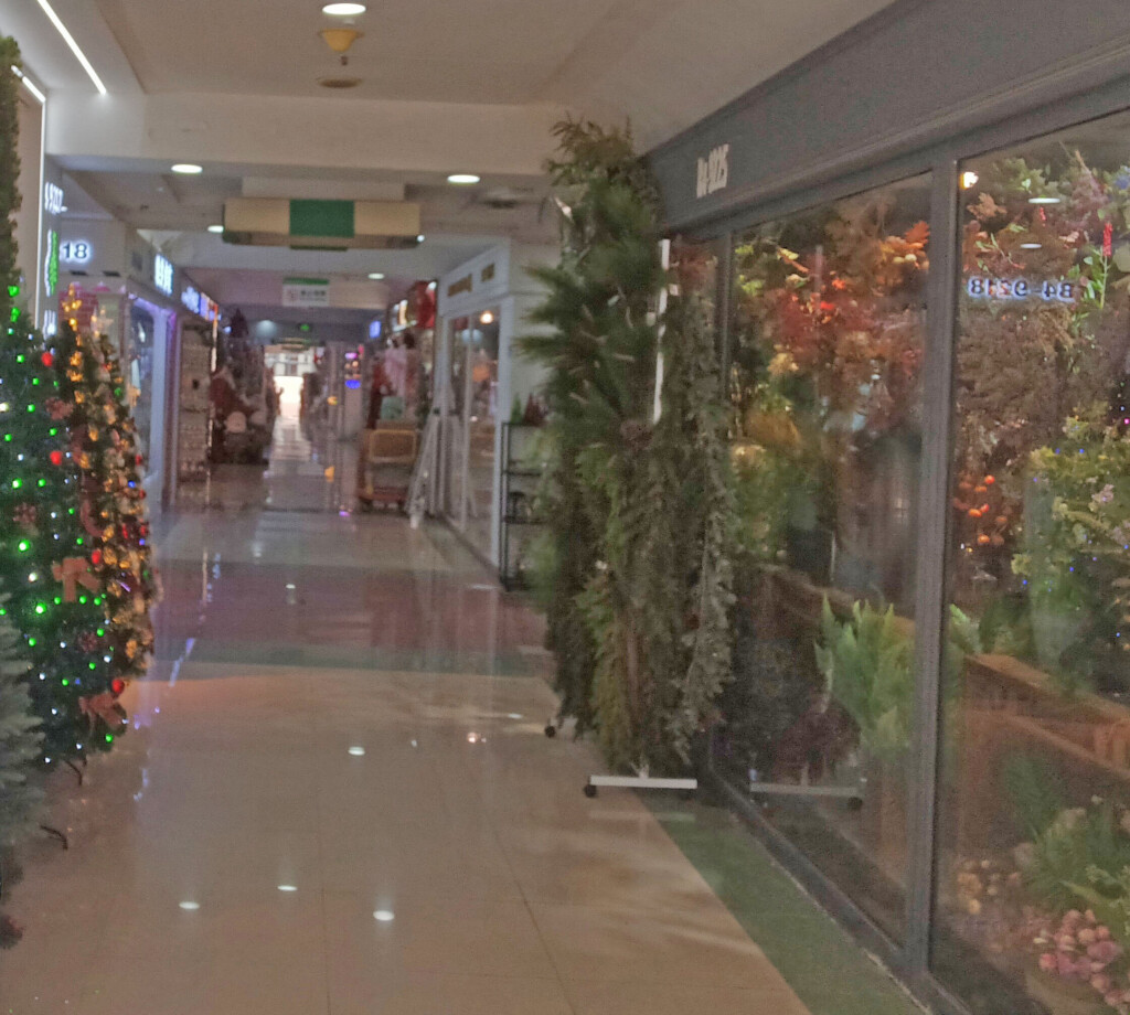a man taking a selfie in a hallway