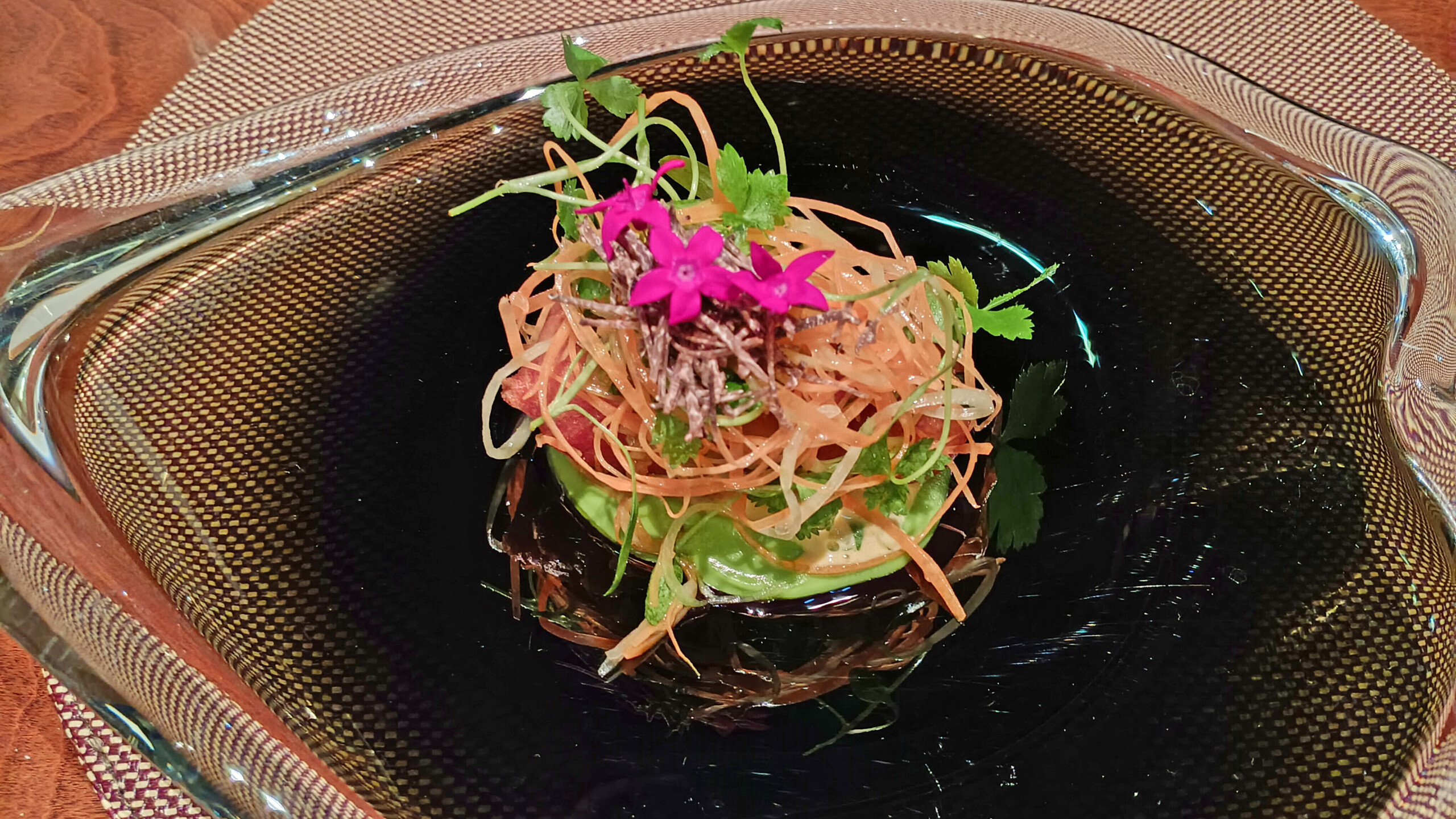 Flounder, leek, mnit