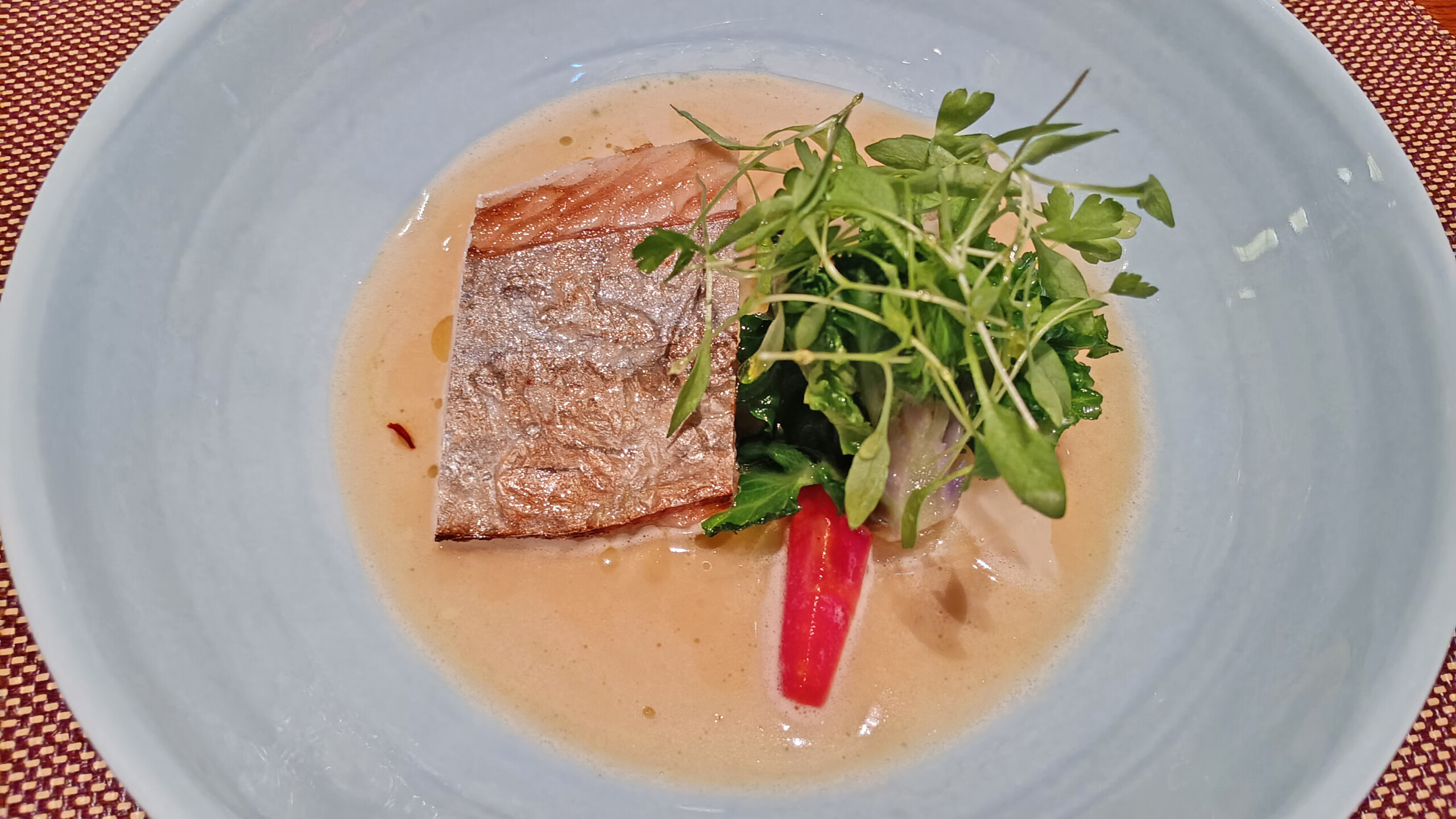 Spanish mackerel, Mussels, Saffron