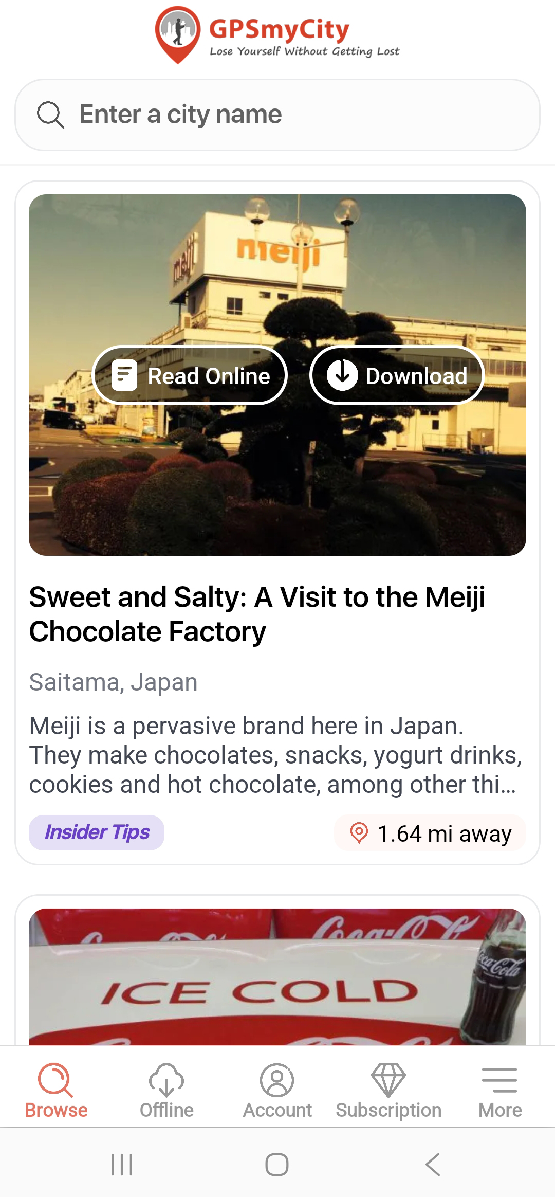 Meiji Chocolate Factory