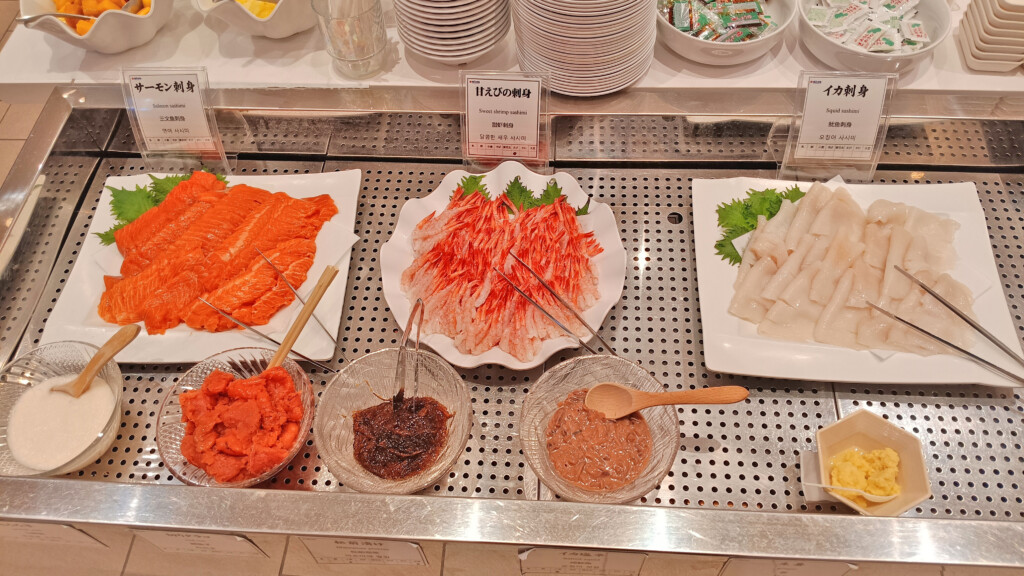 Sashimi at JR Inn Hakodate