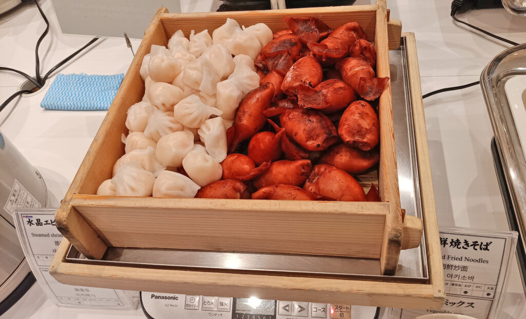 Ikameshi and shumai at JR Inn Hakodate