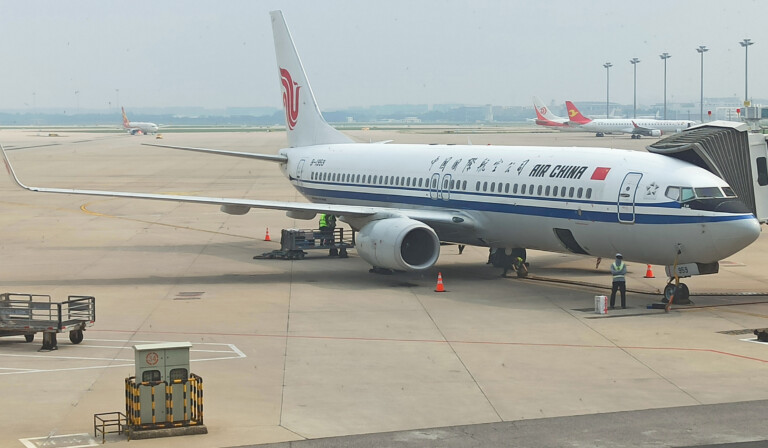 Air China Boeing 737-800 at Tianjin (TSN) Airport