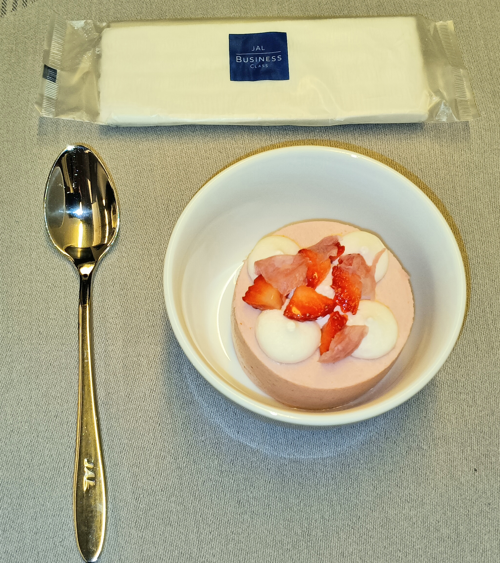 Cherry blossom (sakura) & strawberry mousse