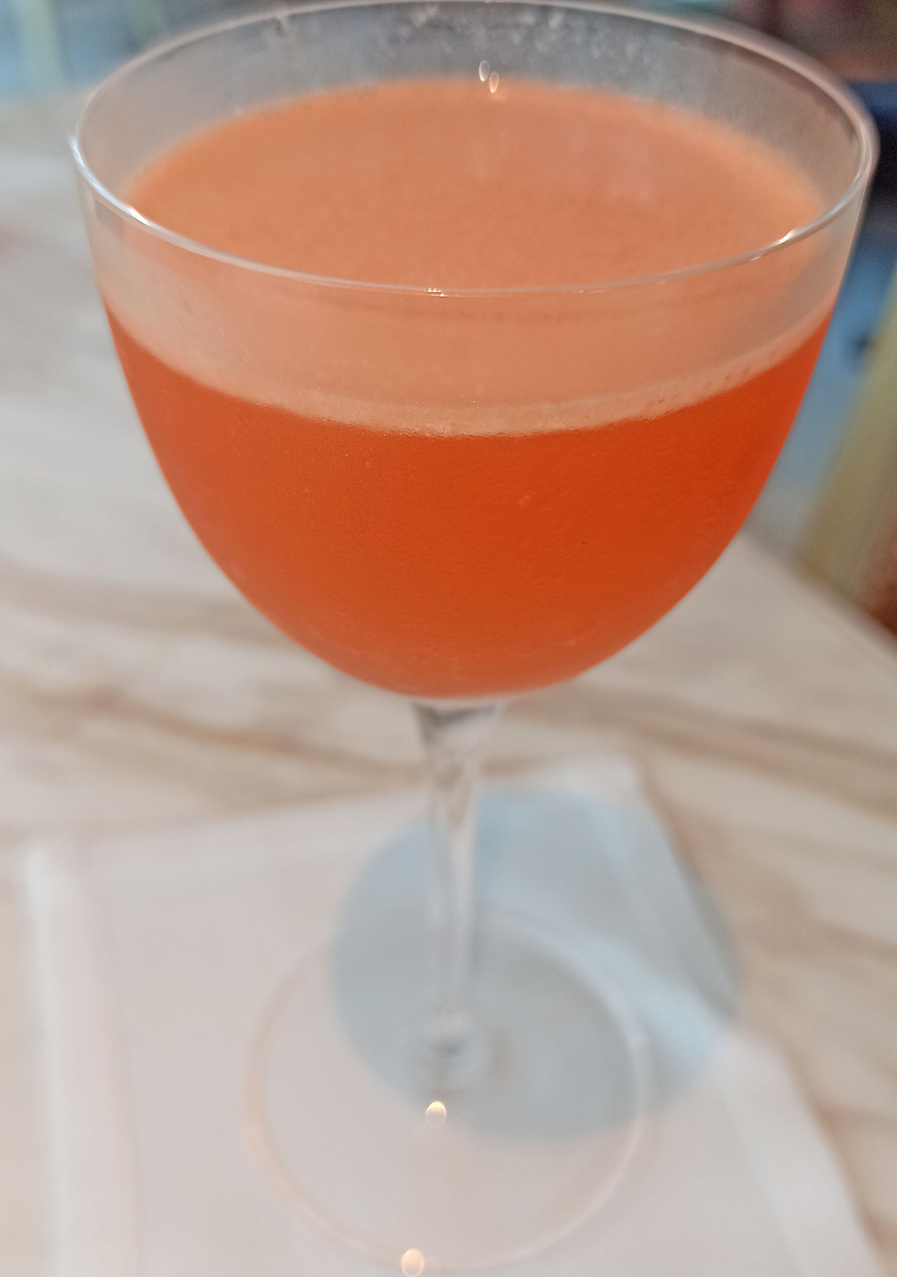 Cocktail #1: Aperol, Montenegro digestif, Monkey Shoulder the Original, lime juice