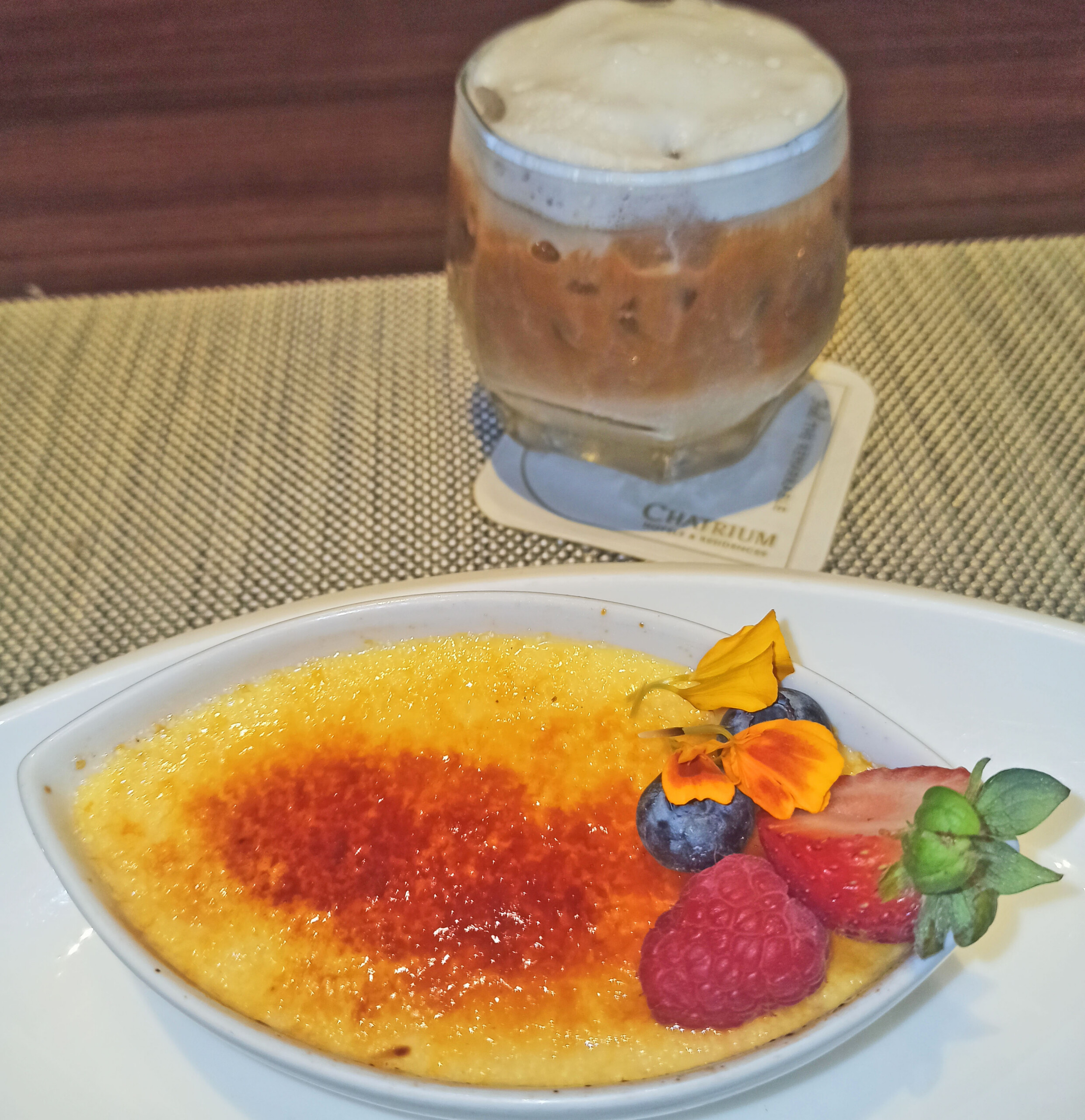 Bourbon vanilla crème brûlée