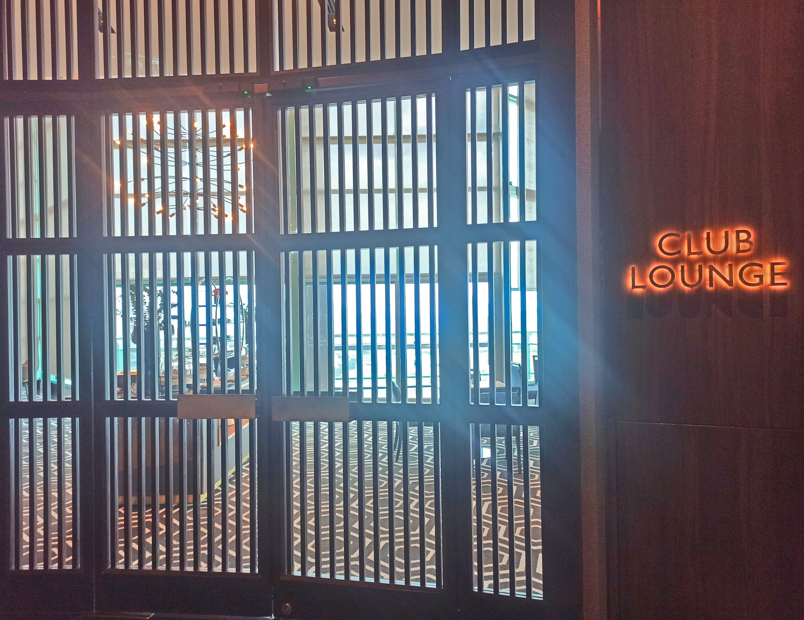 Club Lounge entrance