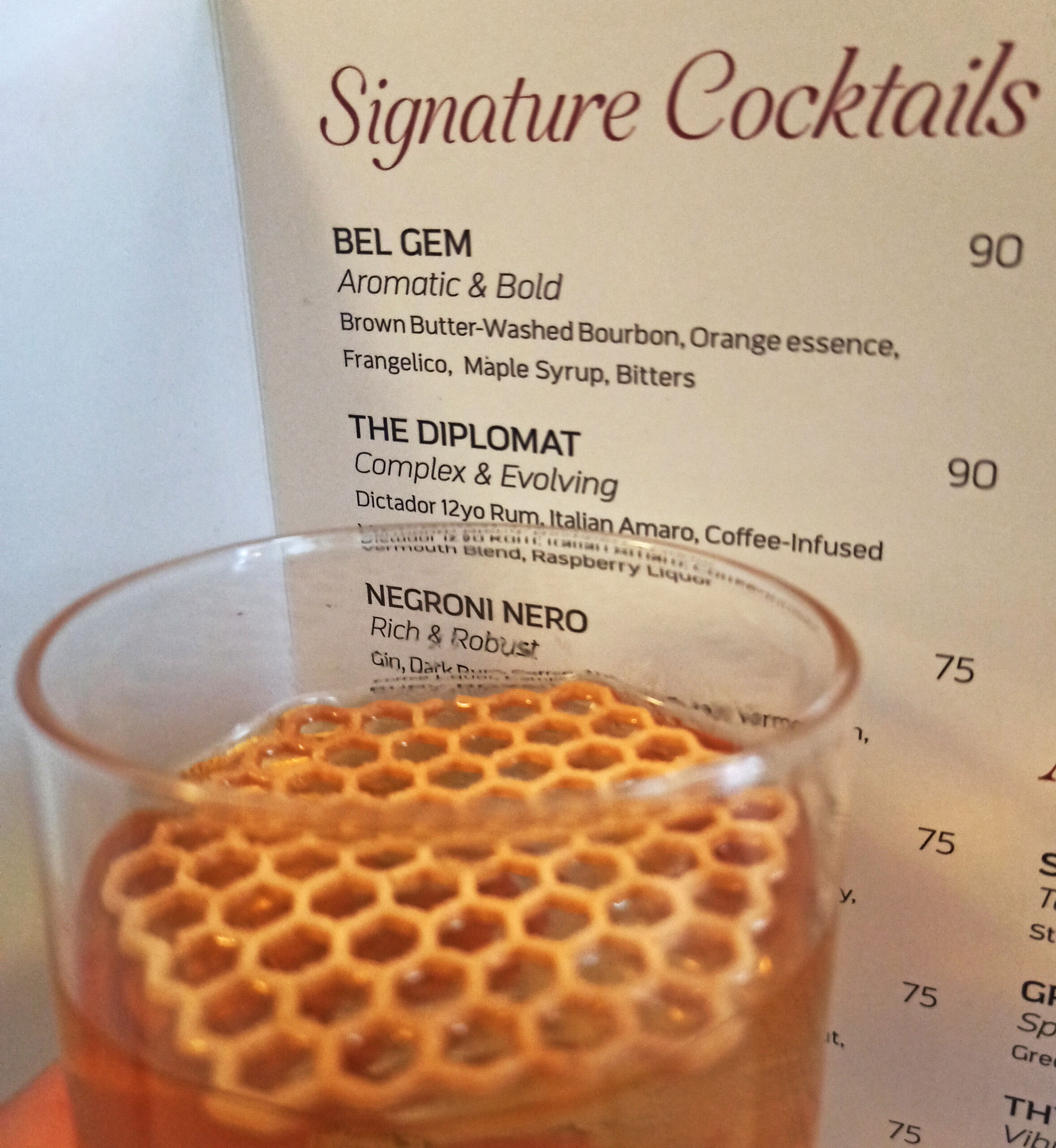 "Bel Gem" cocktail